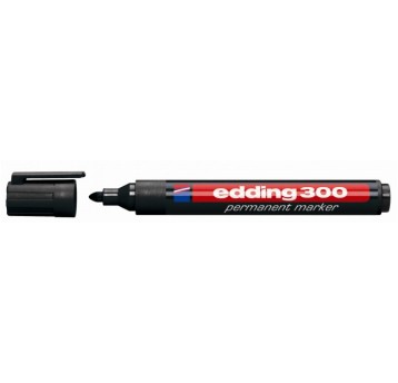 MARKER EDDING 300 1,5-2MM OKRĄGŁY CZARNY