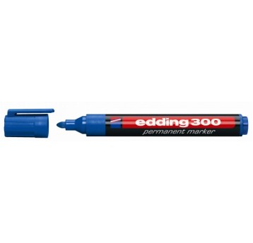 MARKER EDDING 300 1,5-2MM OKRĄGŁY NIEBIESKI