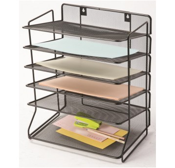 PRZYBORNIK SORTER NA DOKUM. METAL 6 PÓŁEK KF17289