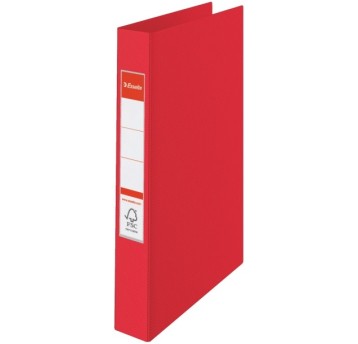 SEGREGATOR A4 ESSELTE 2,5 CM 4 RINGI 14459 CZERW