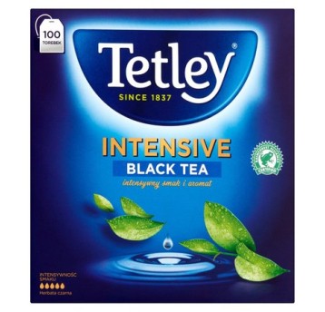 SP HERBATA TETLEY INTENSIVE BLACK, 100 TOREBEK