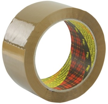 TAŚMA KLEJĄCA 50*66 SCOTCH-BRĄZOWA HOT MELT 371